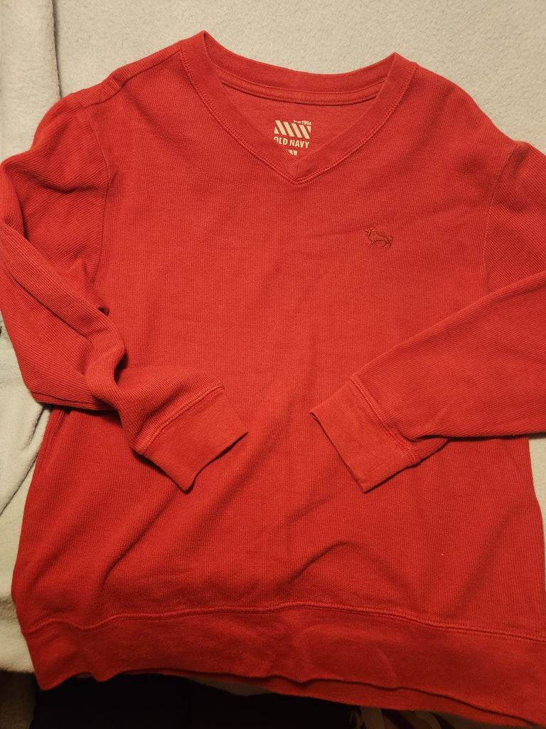 Old navy Red long sleeve 7-8