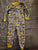 Carters Fleece footless one piece with construction trucks 3T