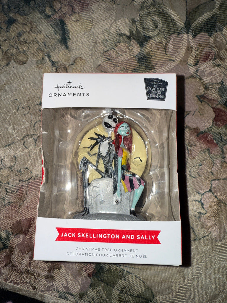 Hallmark Ornament Jack Skellington and Sally NEW