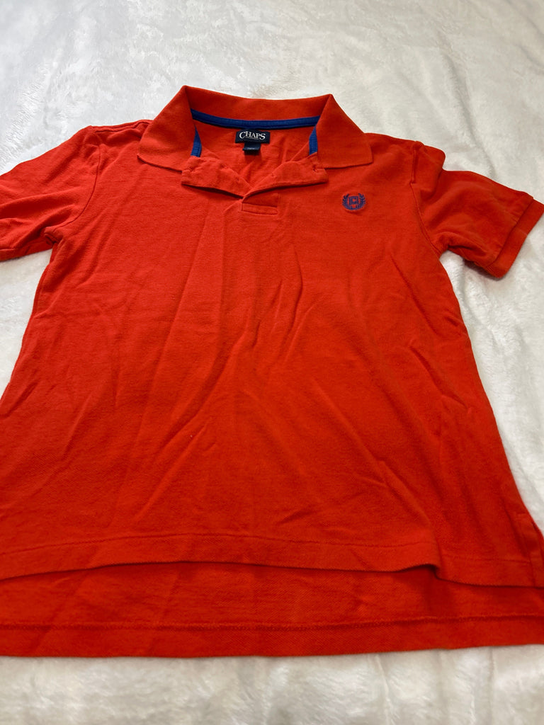 Chaps Orange polo shirt 10-12
