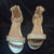 Nina Dressy sandals little wedge some scuffing at toe as shown 2 (Big Kid)