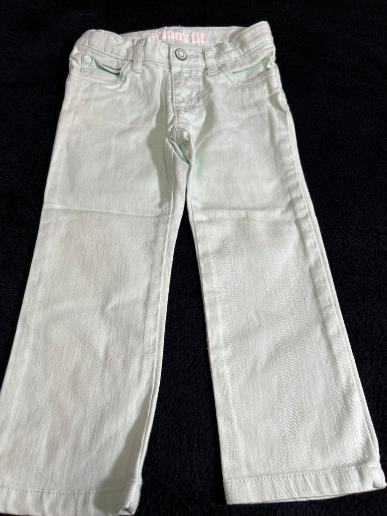 Carters Skinny Fit light green denim pants 3T