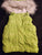 Children's place Lime green vest w furry hood 18-24 Months