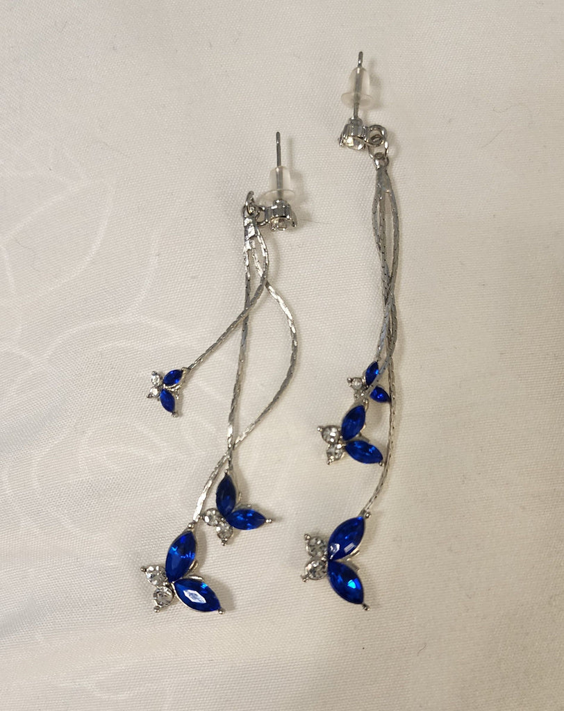 BLUE BUTTERFLY EARRINGS