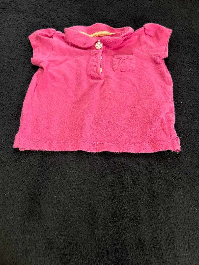 Carters Pink polo shirt 18-24 Months