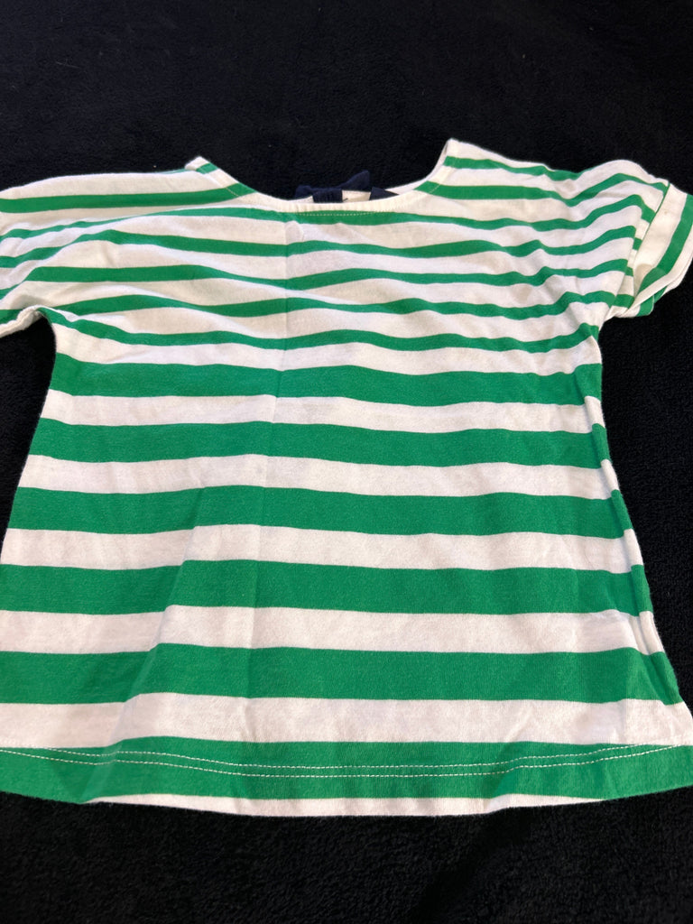 Baby gap White and green striped shirt 5T/5