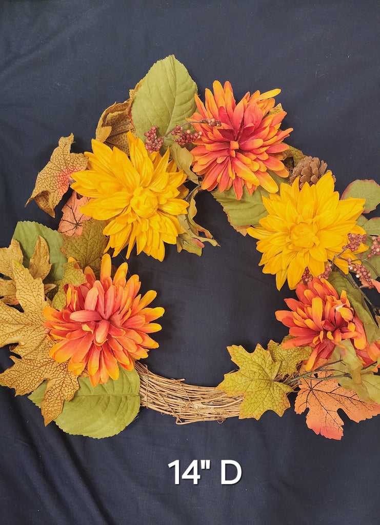FALL LEAVES WREATH
