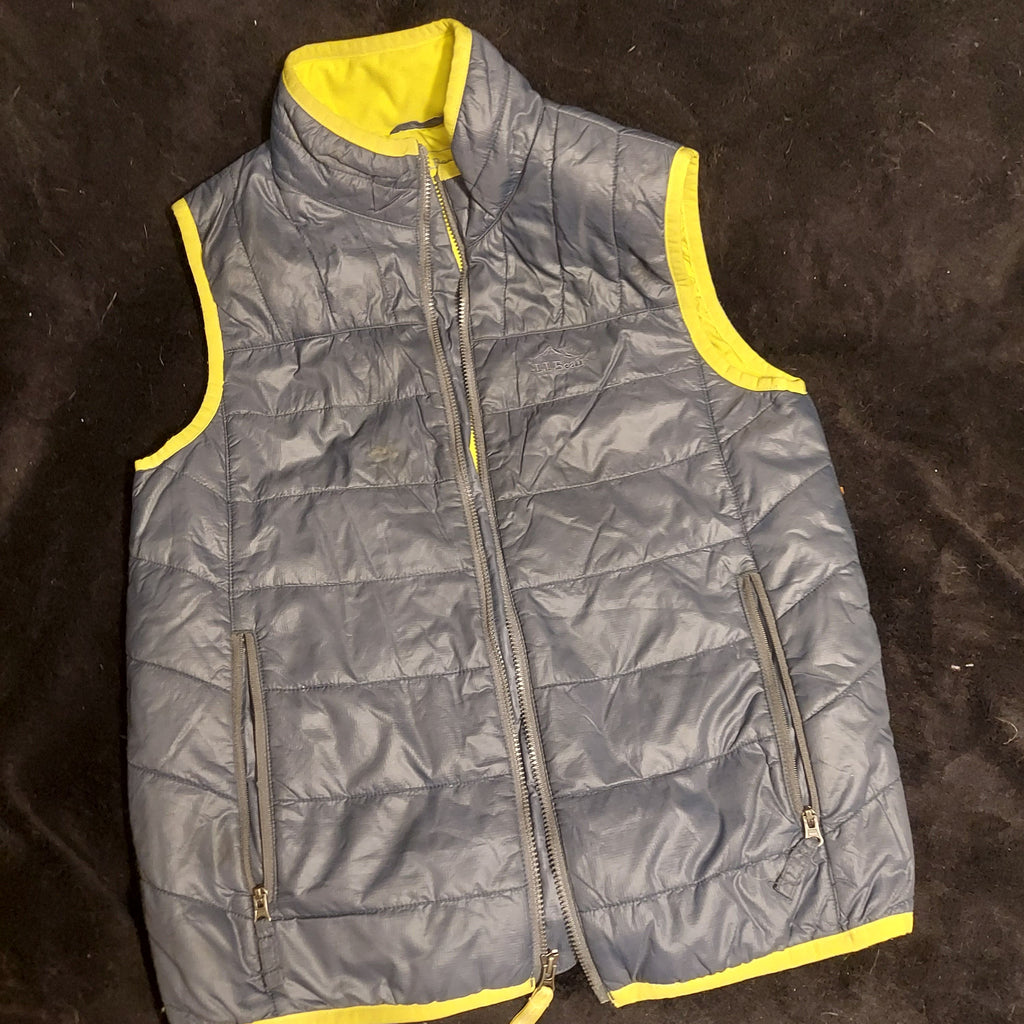 Ll bean Gray lightweight vest 10-12