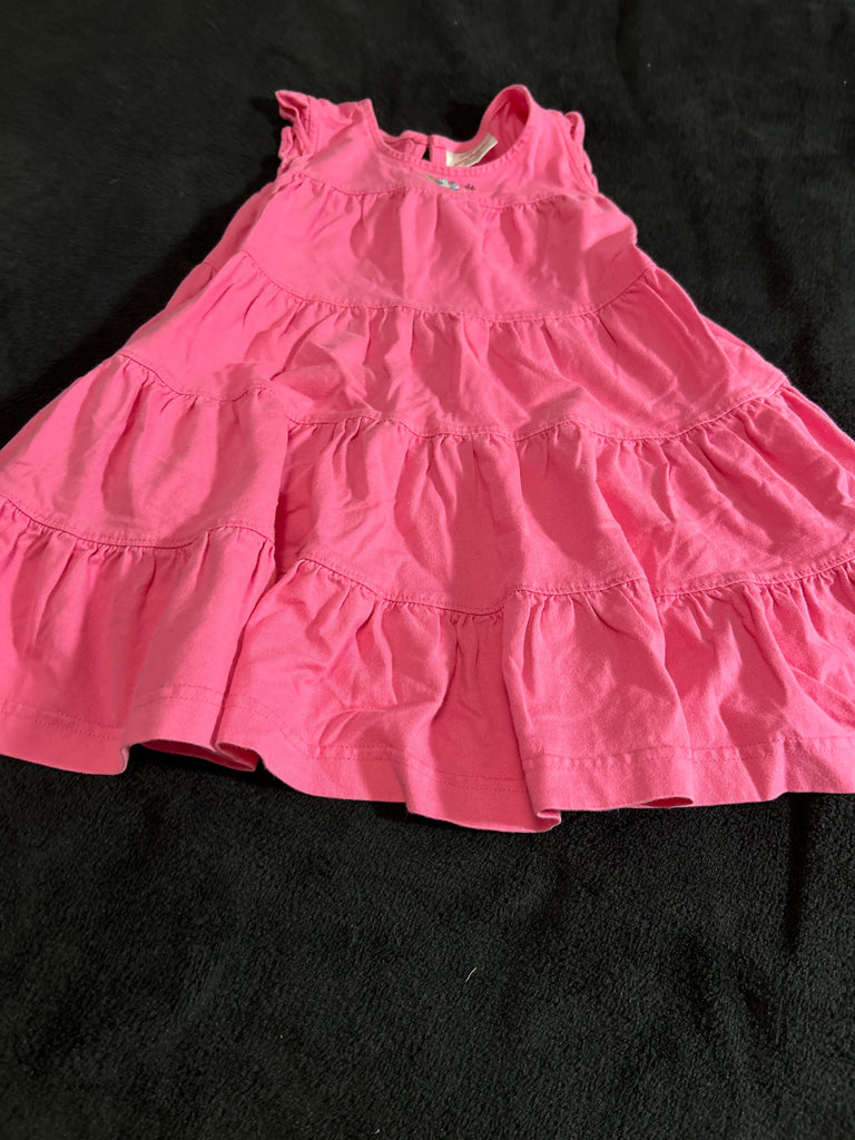 Hannah Anderson Pink tiered dress 3T