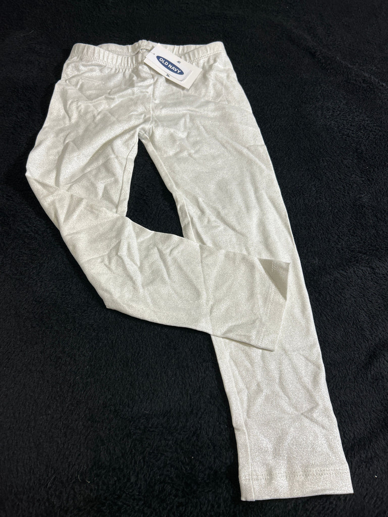 NEW Old Navy New full length, silver shimmer leggings 5T/5