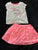 Disney Two piece Minnie mouse Hot pink outfit 3T