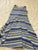 Childrens place Multicolored blue striped sundress 7-8