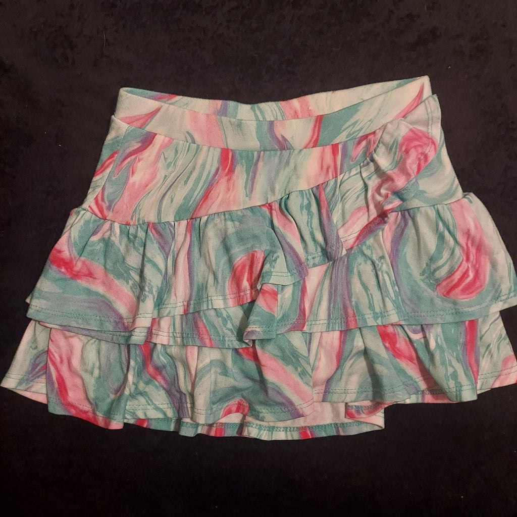 Justice size 6/7 Ruffle skort -skirt w shorts under 6T/6