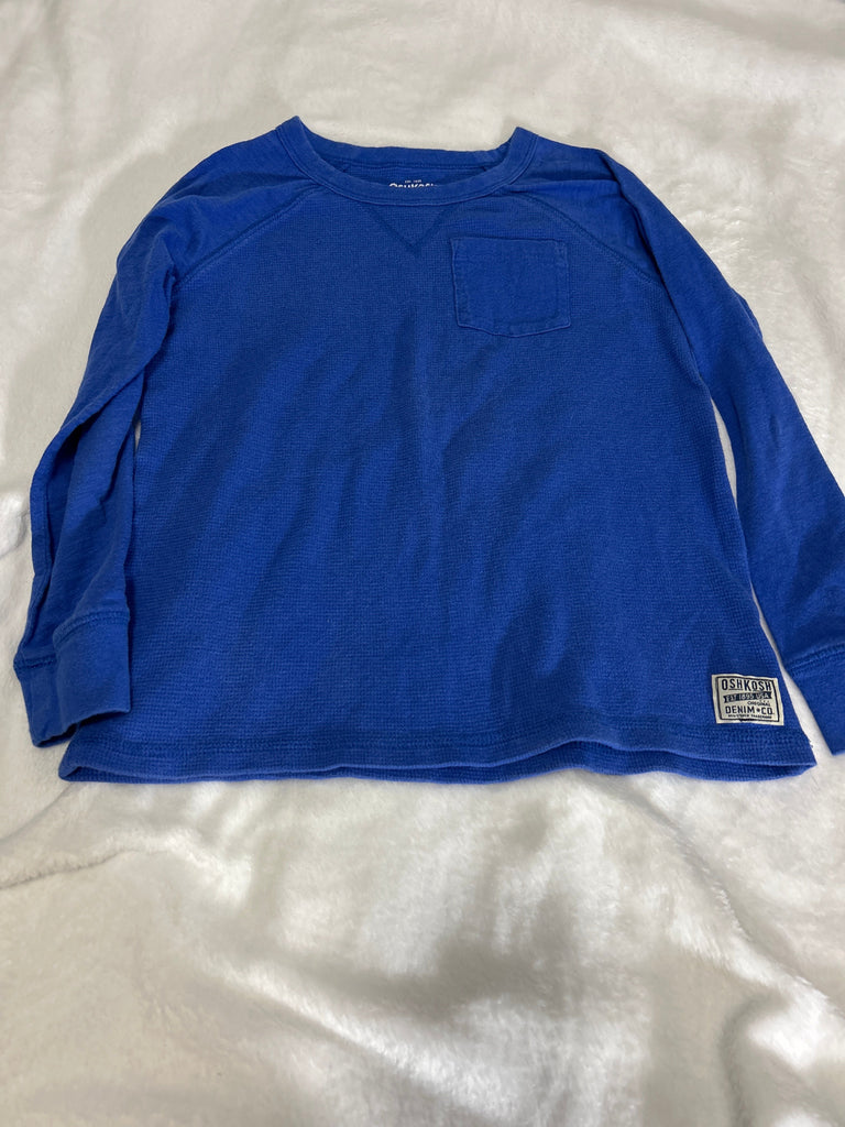 Oshkosh b gosh Royal blue long sleeve 7-8