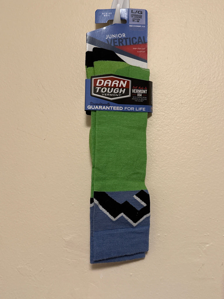 Darn Tough Vermont Socks over calf NEW w tags Merino Wool jr large sz 3 - 6