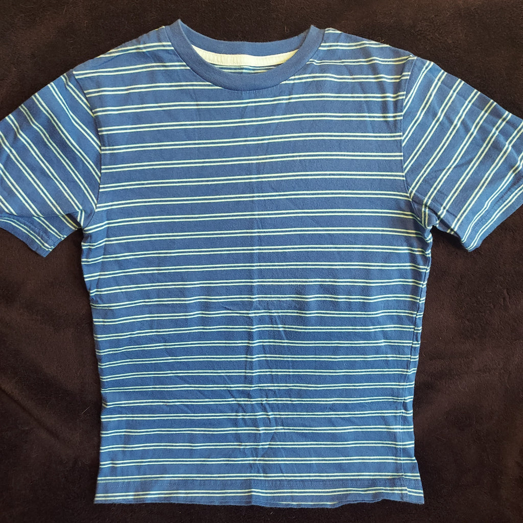 Circo Blue striped short sleeve 7-8