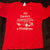 Fruit of the loom My dad's a firefighter red short sleeve 10-12