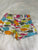 Carters White shorts, multicolor fish 6-9 Months