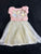 Disney princess Disney princess dress with Gold And white fishnet skirt 6T/6