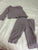 Little peanut Purple stripped long sleeve pjs 3-6 Months